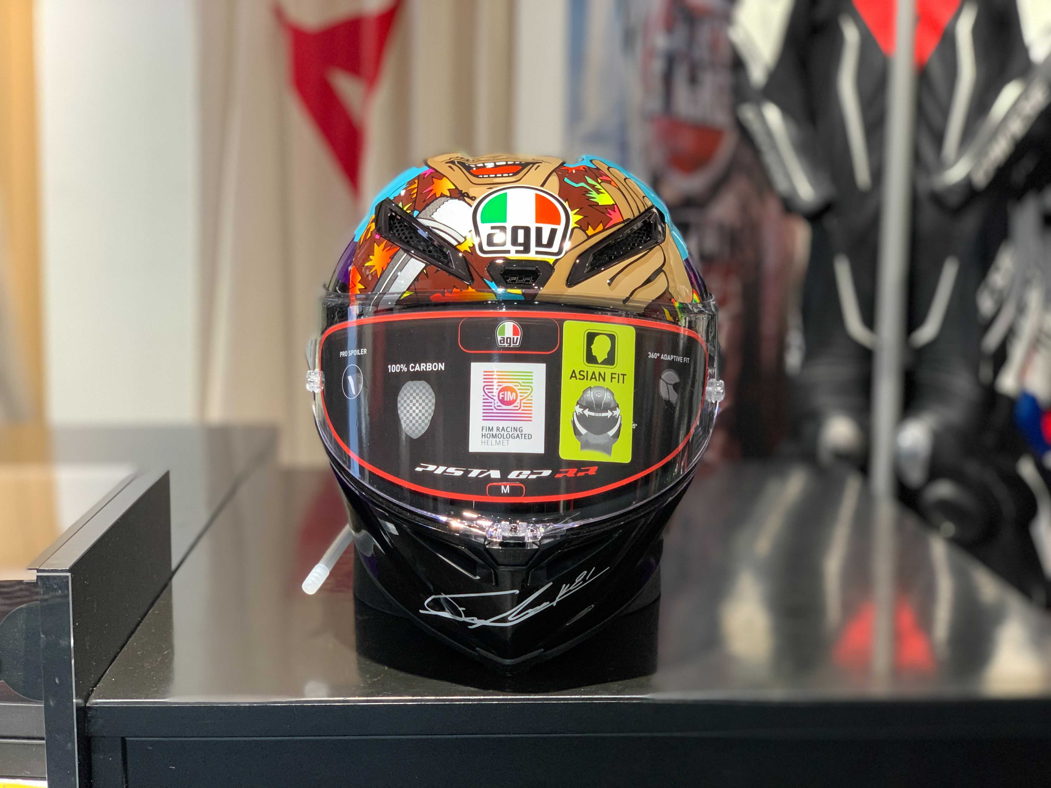 モルビデリ選手の深い思いが詰まったヘルメット『MORBIDELLI MISANO 2020』